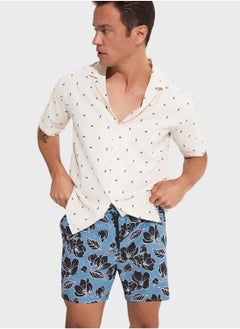 JUNE Patterned Swim Shorts  - Image 4