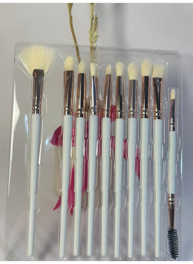 Professional 10-piece Makeup Brush Set for Flawless Makeup Application - Image 2