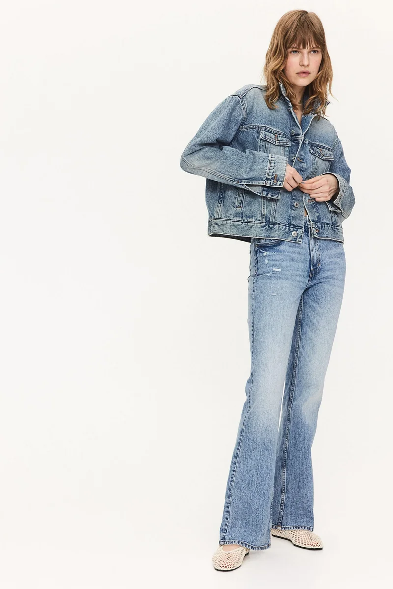 H&M Flared High Waist Jeans
