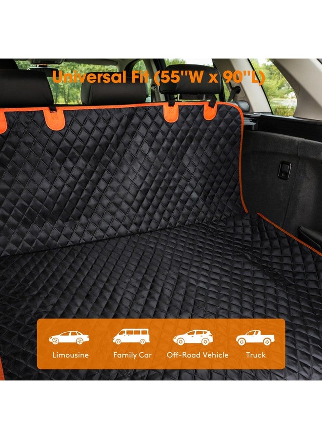 MIXJOY Suv Cargo Liner For Dogs, Waterproof Cargo Liner For Suv, Pet Dog Cargo Cover Mat With Bumper Flap Protector, Nonslip Dog Seat Cover For Suv Trunk Sedans Vans, Universal Fit (90" L X 55" W) - Image 3