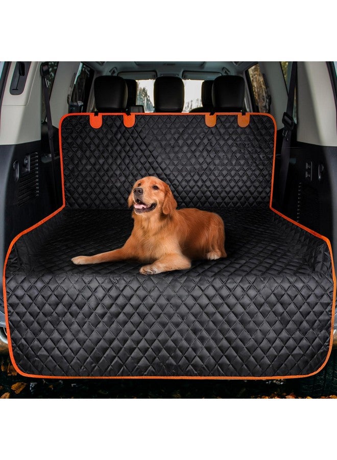 MIXJOY Suv Cargo Liner For Dogs, Waterproof Cargo Liner For Suv, Pet Dog Cargo Cover Mat With Bumper Flap Protector, Nonslip Dog Seat Cover For Suv Trunk Sedans Vans, Universal Fit (90" L X 55" W) - Image 1
