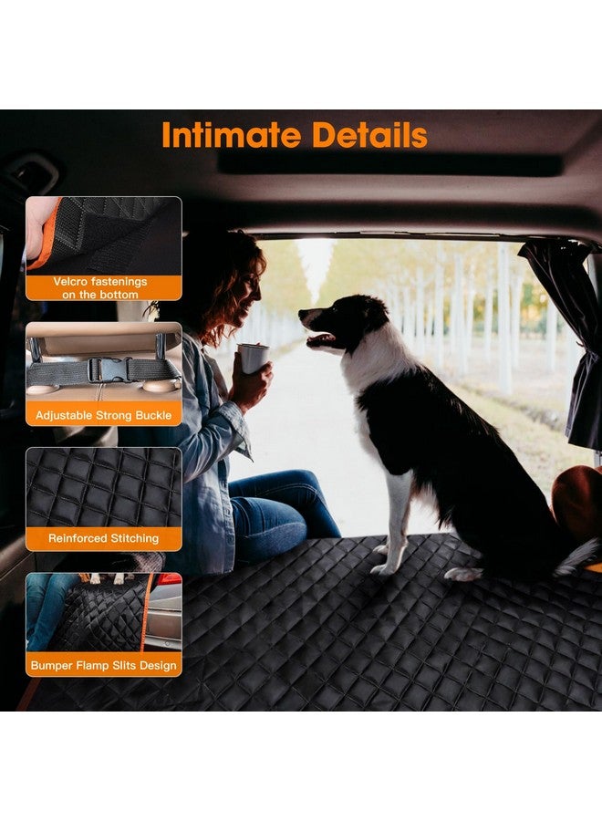 MIXJOY Suv Cargo Liner For Dogs, Waterproof Cargo Liner For Suv, Pet Dog Cargo Cover Mat With Bumper Flap Protector, Nonslip Dog Seat Cover For Suv Trunk Sedans Vans, Universal Fit (90" L X 55" W) - Image 5
