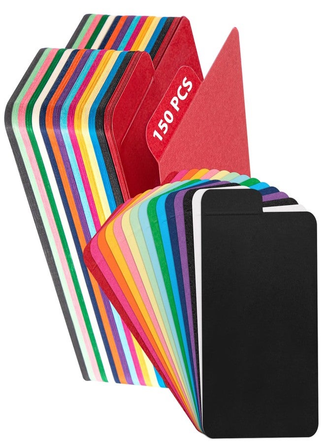 Marspark 150 Pcs Trading Card Dividers Multicolor Page Dividers for Vertical Trading Card Storage Boxes 3. 7 x 2. 6 Inches for Baseball//TCG/Sports Cards Organizer, 15 Colors - Image 1