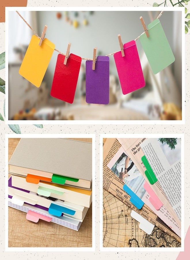 Marspark 150 Pcs Trading Card Dividers Multicolor Page Dividers for Vertical Trading Card Storage Boxes 3. 7 x 2. 6 Inches for Baseball//TCG/Sports Cards Organizer, 15 Colors - Image 4