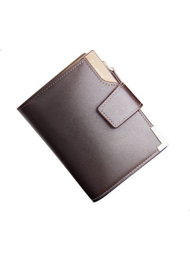 baellerry Casual Leather Short Wallet Brown  - Image 2