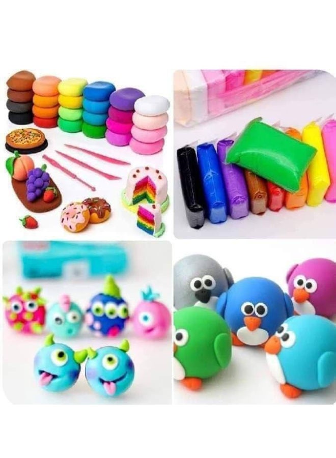 Ultra-lightweight, air-drying clay sculpting and shaping set with 12 sculpting tools for girls and boys - Image 2