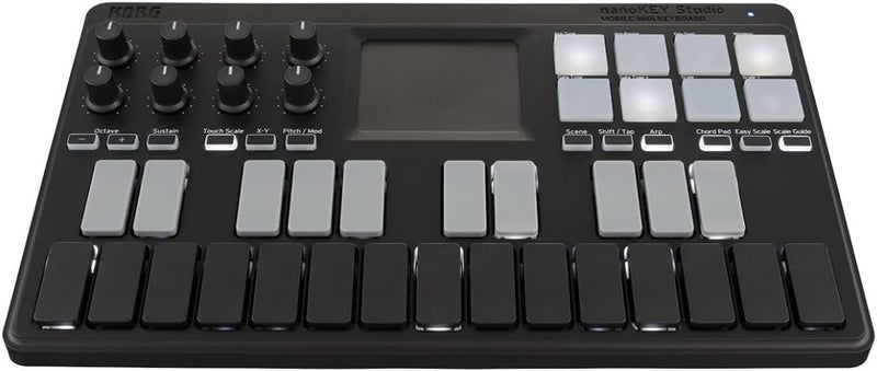 Korg NanoKEY Studio MIDI Controller - 25 Velocity-Sensitive Keys, Wireless Connectivity, Compact Design - Image 2