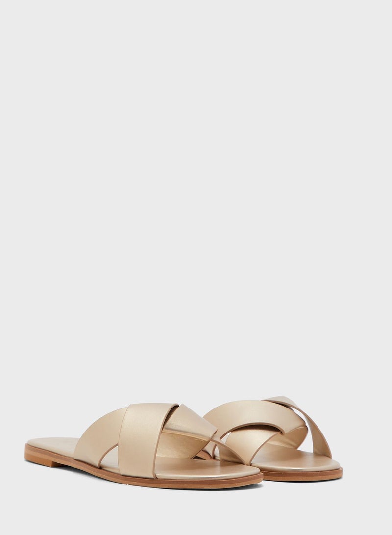 ELLA Flat Slide Sandals  - Image 4