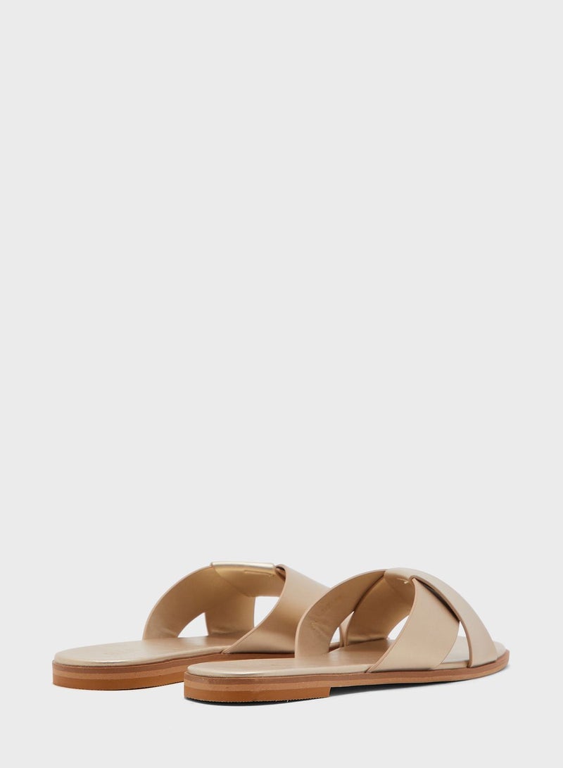 ELLA Flat Slide Sandals  - Image 3