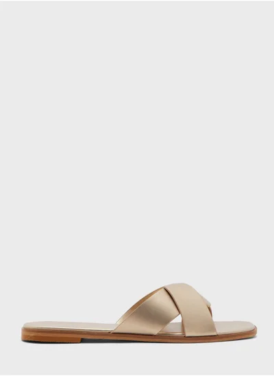 ELLA Flat Slide Sandals