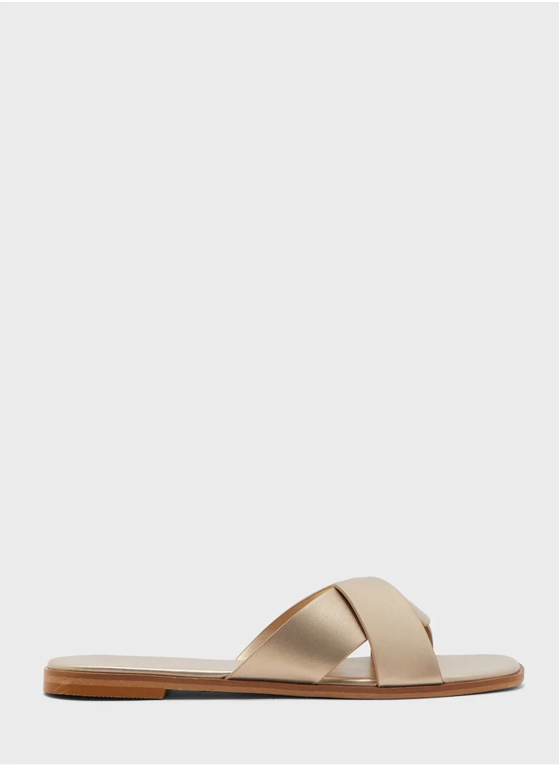 ELLA Flat Slide Sandals