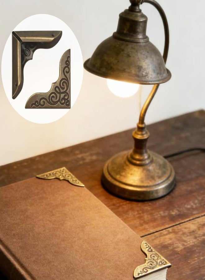 HanyHere Book Corner Protector Metal Corner Cover for Scrapbook Album Menu Folder Include Gold, Silver and Bronze (150PCS) - Image 5