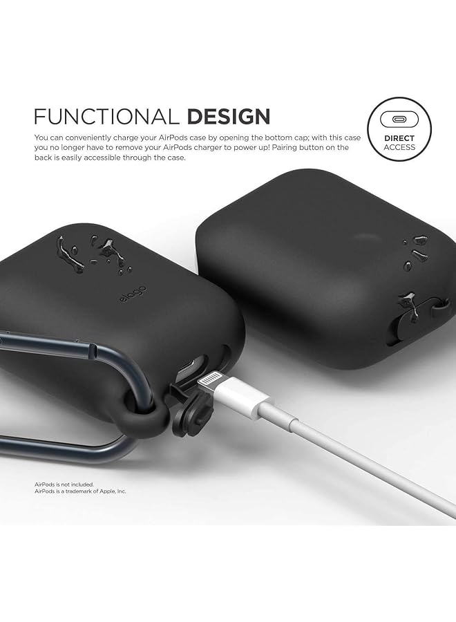 Elago Airpods Waterproof Hang Case Black - Image 5