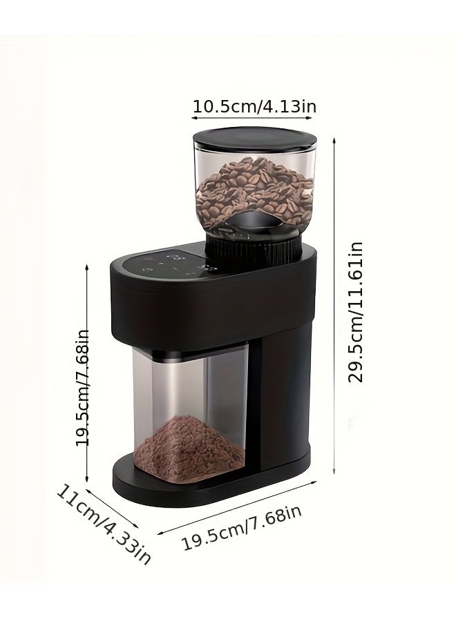 أوكاسا آلة صنع القهوة الأوتوماتيكية الصغيرة، مطحنة حبوب القهوة الكهربائية، مطحنة حبوب القهوة المنزلية - Image 2