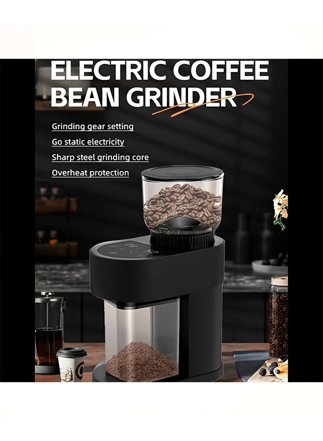 أوكاسا آلة صنع القهوة الأوتوماتيكية الصغيرة، مطحنة حبوب القهوة الكهربائية، مطحنة حبوب القهوة المنزلية - Image 5