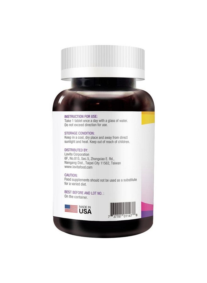 Lovita Biotin 11000Mcg Higher Potent Than Biotin 10000Mcg Fast Dissolvable Biotin Vitamins For Hair Skin And Nails & Hair Growth 128 Vegetarian Biotin Dissolvable Tablets (Pack Of 3) - Image 5
