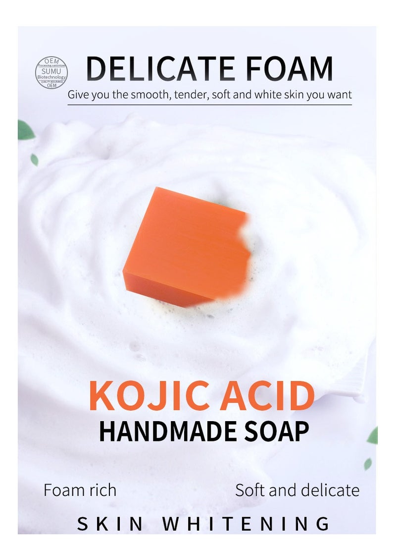 KOJIC ACID Kojie San Skin Lightenting Soap Bars 65G (Pack Of 3)  - Image 3