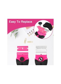 PROMASS promass Razor Blade Scraper, Premium Razor Scraper with 50 Metal & Plastic Razor Blades, Multi-Purpose Razor Blade Scraper Tool, Glass Window Scraper for Cleaning Cooktop, Decal, Car Sticker Remover  - Image 3
