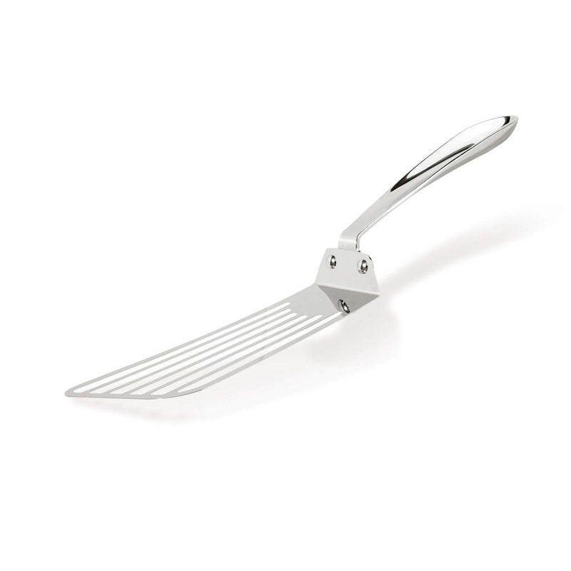 All-Clad Specialty Stainless Steel Kitchen Gadgets Slotted Turner Kitchen Tools, Kitchen Hacks Silver - Image 1