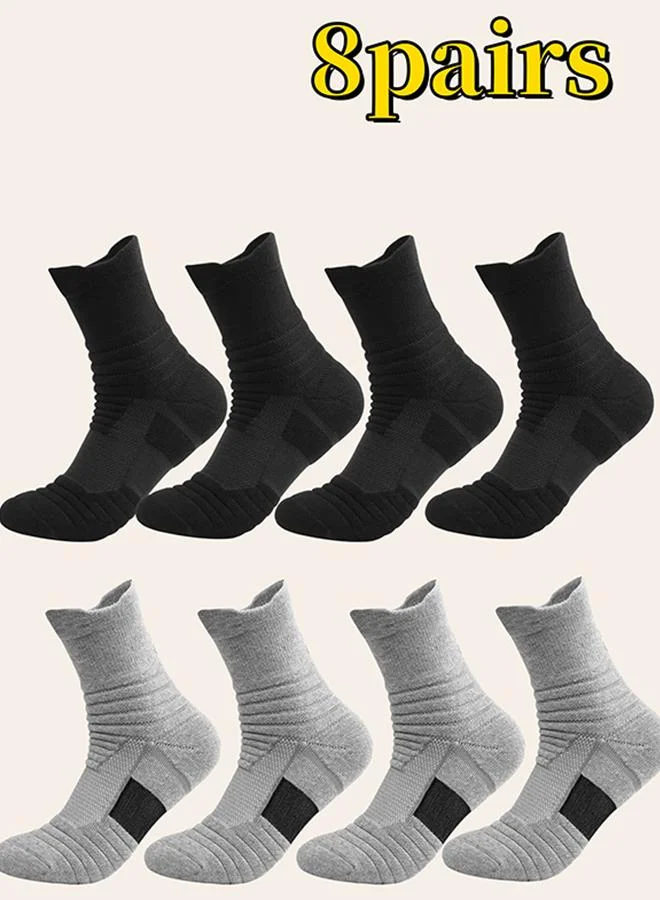 Take Two Pack of 8 - Multi Crew Socks