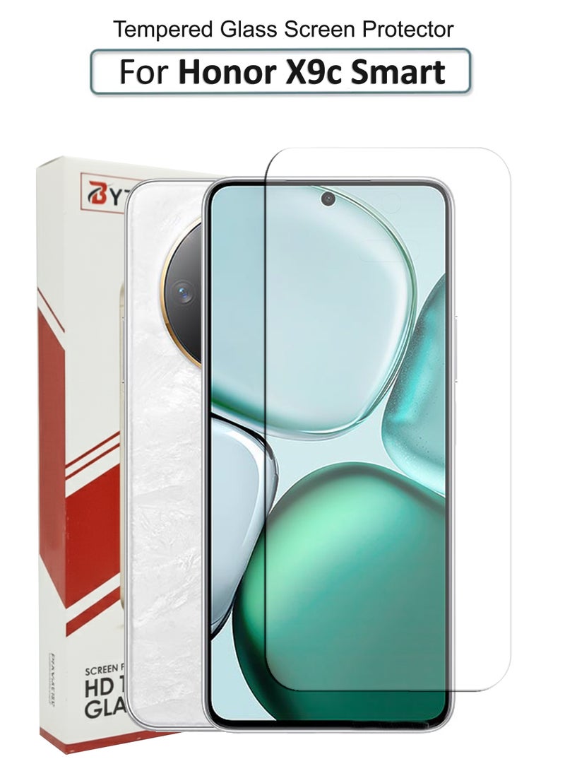 BYTER For Honor X9c Smart - Tempered Glass Screen Protector - Delicate Touch , Higher Transparency , Easy to Install ,Anti-scratch and Bubble-free Screen Protector Compatible With Honor X9c Smart - Clear - Image 1