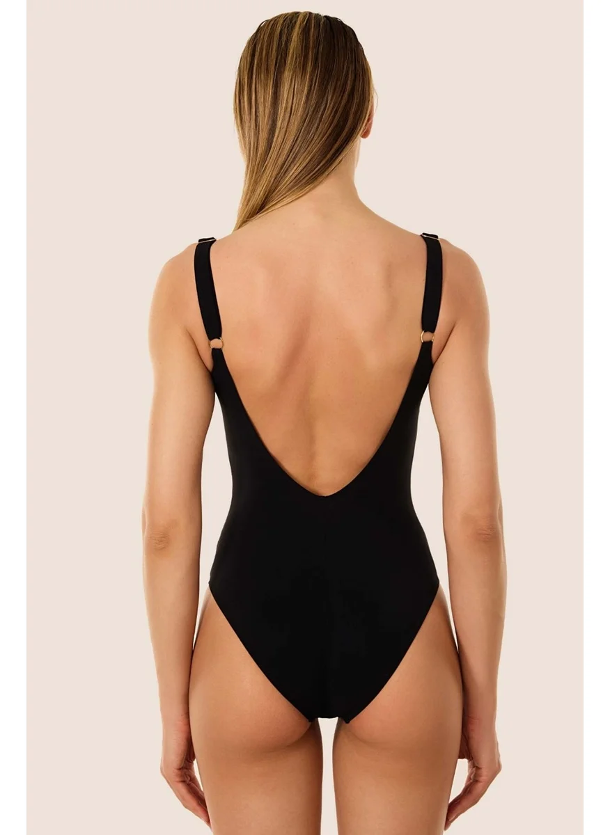 Ayyıldız Crescent 3032 Black Swimsuit