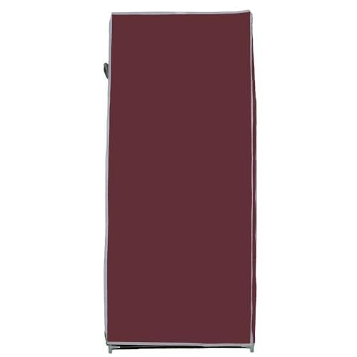 DEMARK Metal Multipurpose 9 Layer Shoe Rack For Home Improvement Furniture With Dustproof Cover Chappal Stand Clothes Storage Wadrobe Maroon - Image 5