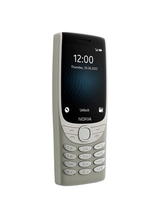 8210 ثنائي الشريحة، رملي / رمادي، 48 ميجابايت من ذاكرة الوصول العشوائي، 128 ميجابايت، 4G - إصدار الشرق الأوسط - view 4
