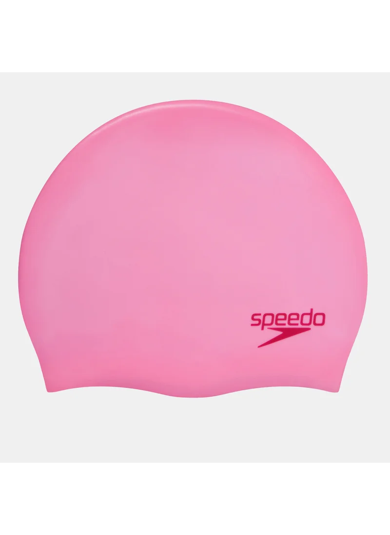 speedo Kids' Plain Moulded Silicone Swimming Cap