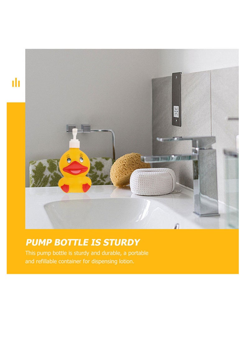 Generic - Despenser duckling soap, gel and liquid soup 400ml for bathroom and kitchen soap dispenser cartoon shaped wonderful soap pump for kids from Rana store - Image 1