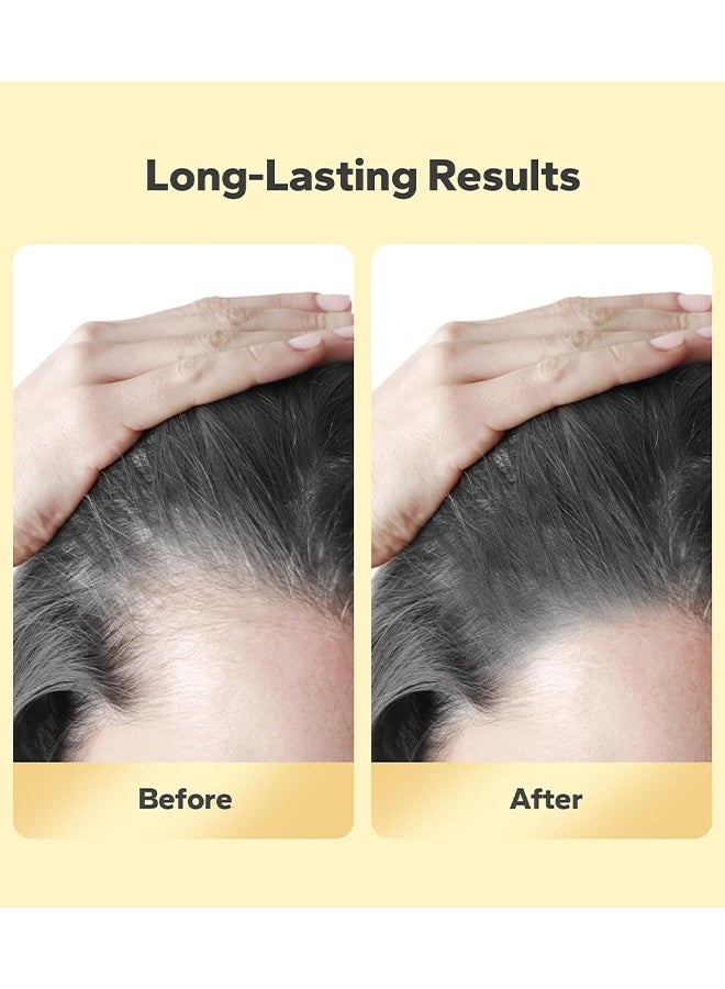 VERONNI Hairline Powder Root Touch Up Hair Color, Hairline Shadow Powder, Hairline Powder Instantly Conceals, Instant Volume And Scalp Coverage For Thinning Hair, Fast And Full Care, 100% Water Sweat Resistant (Dark Gray) - Image 3