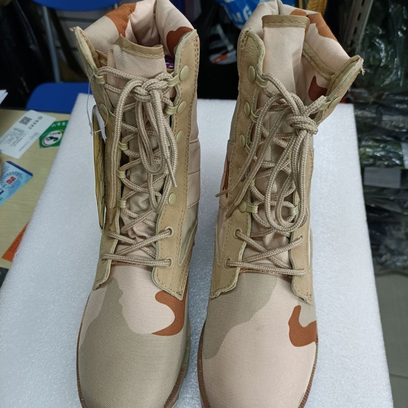 Men'S And Women'S Special Forces 539 Outdoor High-Top Breathable Lycra Spandex Neutral Camouflage Tactical Boots Spandex Desert Boots - Image 3