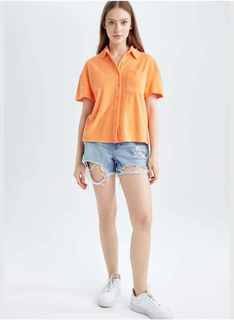 DeFacto Relax Fit Short Sleeve Shirt