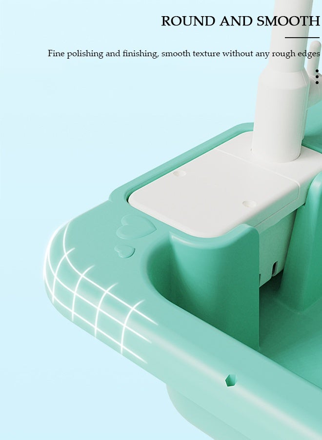 DUNISO Play Kitchen Sink Toy  with Running Water, Children Electric Dishwasher Playing Toy with Running Water,Upgraded Real Faucet and Play Dishes,Pretend Role Play Toys for Kids Boys Girls, Gifts for Toddler 3,4,5,6,7,8 - Image 5