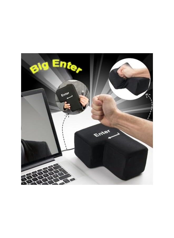 The Bros Anti-Stress Toy Pillow, Giant Enter USB Key Relieve Stress Toy, Connected to Computer, Creative Super Sized 3D Enter Key Soft Toy, Suitable for Desktop, Bed, Office  - Image 4