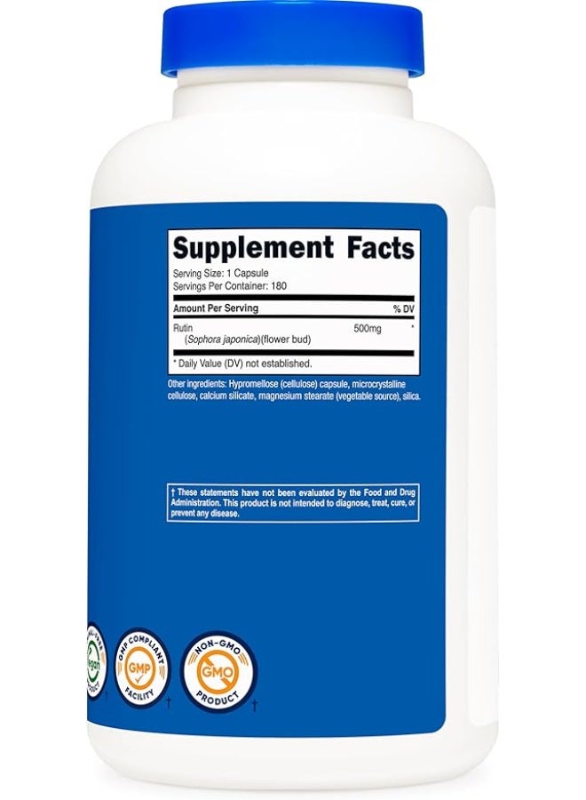 Nutricost, Rutin, 500 mg, 180 Capsules - Image 3