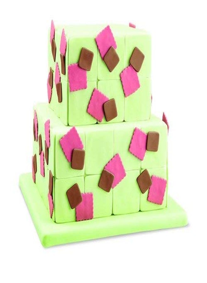 APSAMBR®-6PCS/Lot New On Slae Double Cut-Outs Square Shaped Cake Fondant Cutter Sets Teeth Smooth Grade Cookie Cake Decorating Tools - Image 3