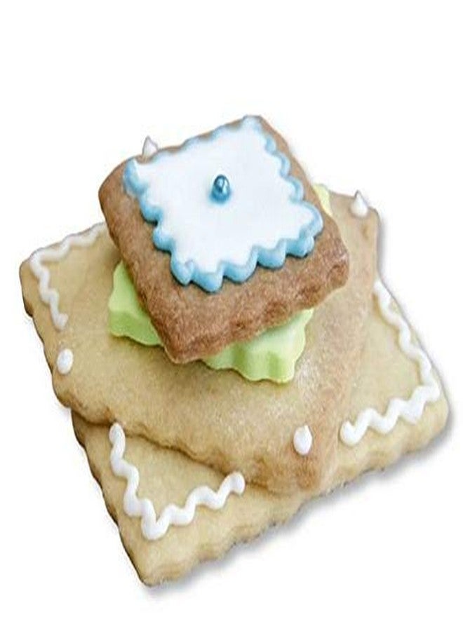 APSAMBR®-6PCS/Lot New On Slae Double Cut-Outs Square Shaped Cake Fondant Cutter Sets Teeth Smooth Grade Cookie Cake Decorating Tools - Image 5