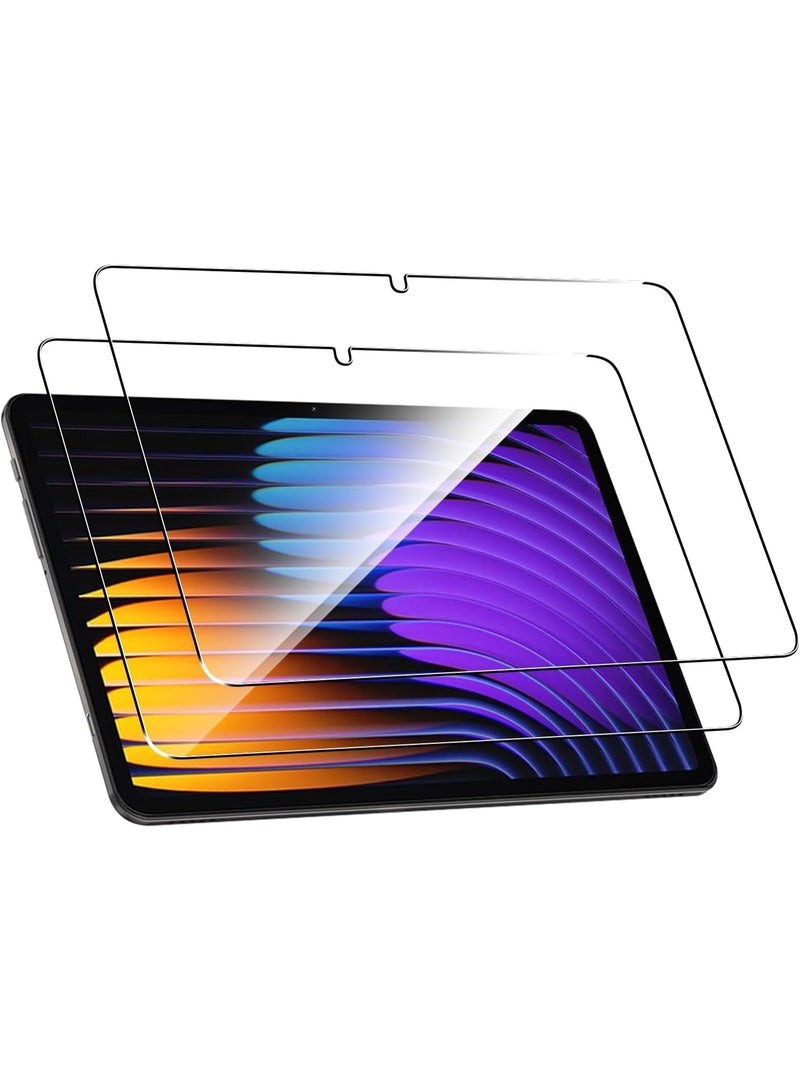 2 Pack Screen Protector for Xiaomi Pad 8 / Xiaomi Pad 8 Pro / Xiaomi Pad 7 / Xiaomi Pad 7 Pro 11.2 Inch, Ultra Clear 9H Hardness Touch Sensitive Anti-Scratch Anti-Fingerprint Protective Tempered Glass Film - Image 1