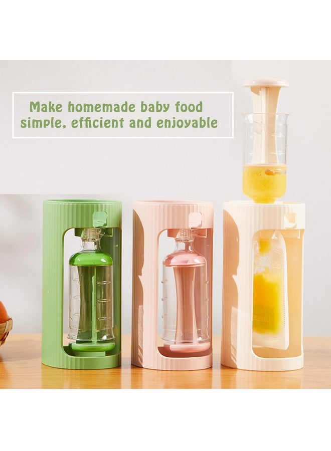 PandaEar PandaEar Squeeze Station for Baby Puree Food Storage, Baby Food Pouch Filling Maker with 10 Pcs Pouches, Pouch Filling Station for Infant and Toddlers  - Image 1