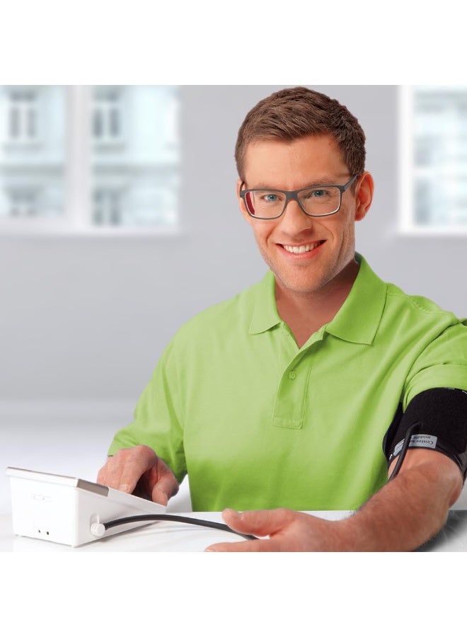 X3 Fully Automatic Digital Blood Pressure Monitor – Real Fuzzy Technology, Bluetooth Connectivity, Hypertension Risk Indicator, Adapter Port – High Accuracy Device