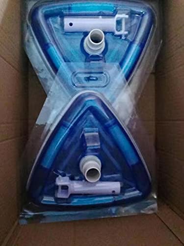 Poolx one stop for all accessories POOLX Deluxe Triangular Transparent Vacuum for LinerConcreteVinyl Pool Suction Cleaning Head - Image 4