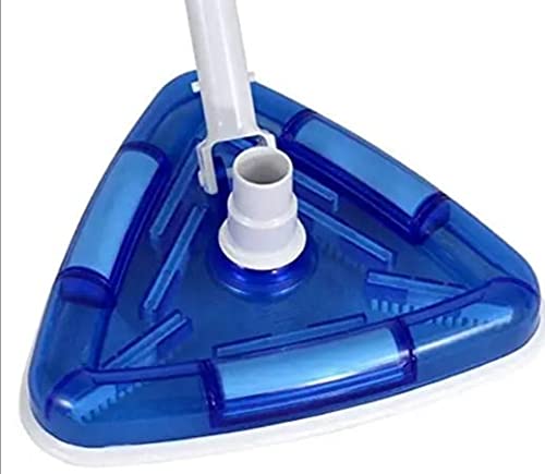 Poolx one stop for all accessories POOLX Deluxe Triangular Transparent Vacuum for LinerConcreteVinyl Pool Suction Cleaning Head - Image 2