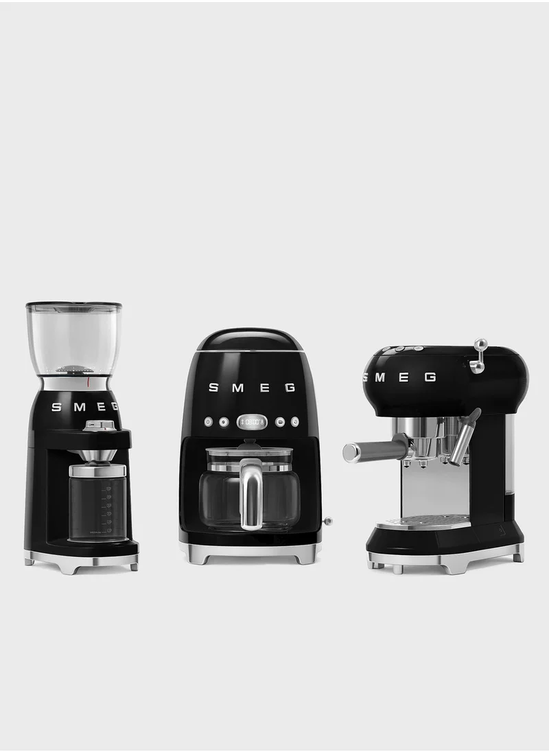 smeg Black Espresso Coffee Machine