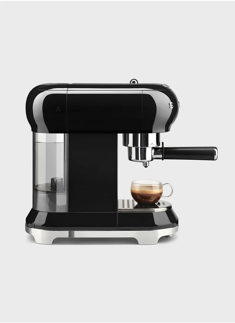 smeg Black Espresso Coffee Machine