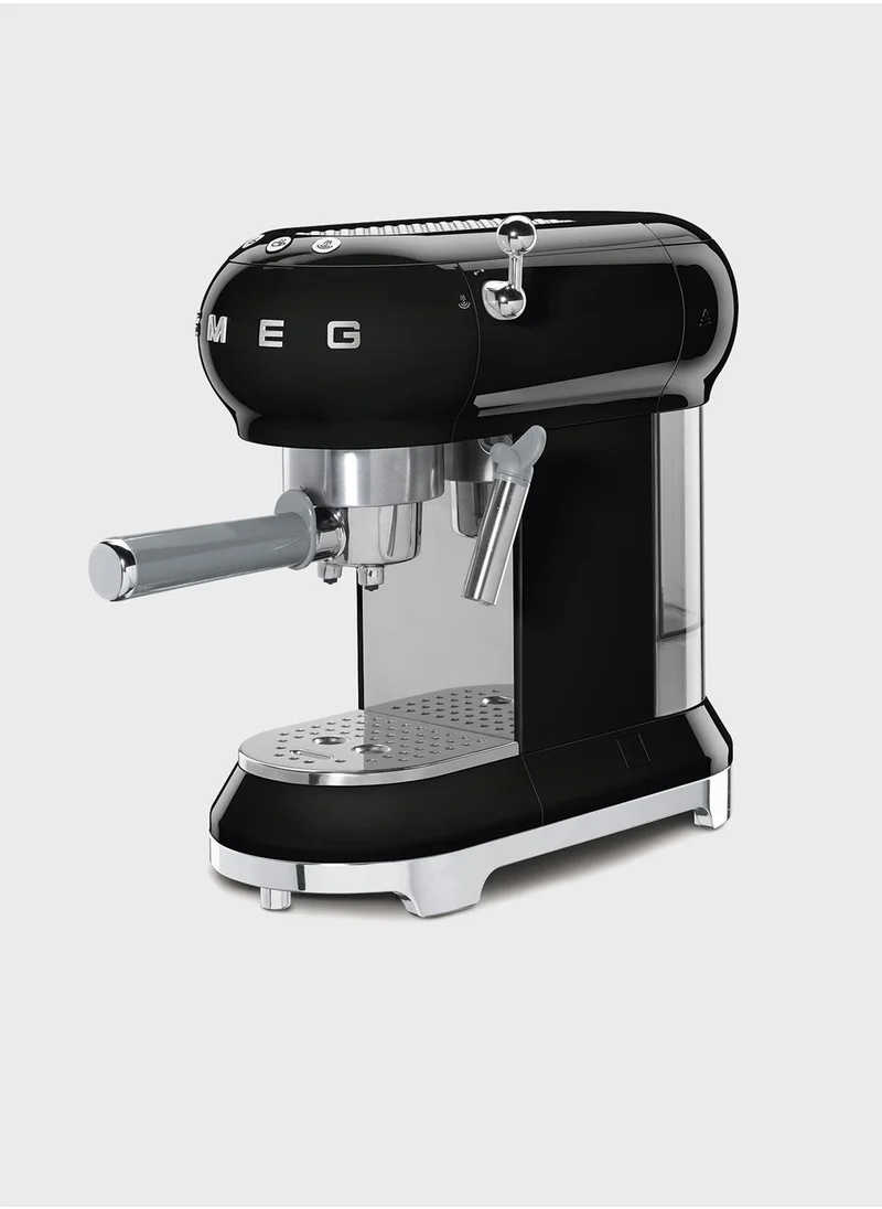 smeg Black Espresso Coffee Machine