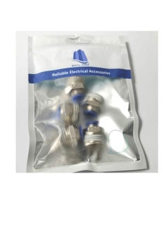Generic PU Pipe & Fittings Polyurethane | Pneumatic Pipe Push in to Connect Fittings (Male Socket - Pack of 5, 8mmx1/2")  - Image 1