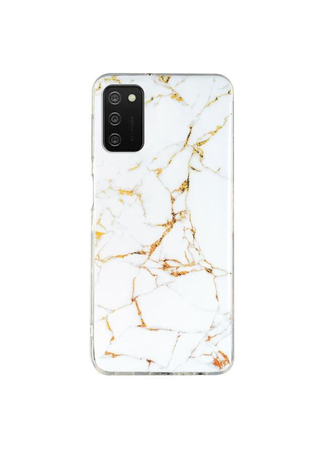S-TOP Case For Samsung Galaxy A02s IMD Marble Pattern TPU Phone Case - Image 1