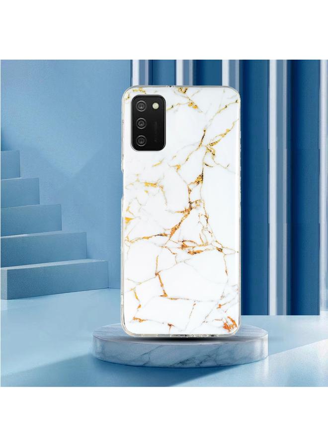 S-TOP Case For Samsung Galaxy A02s IMD Marble Pattern TPU Phone Case - Image 4