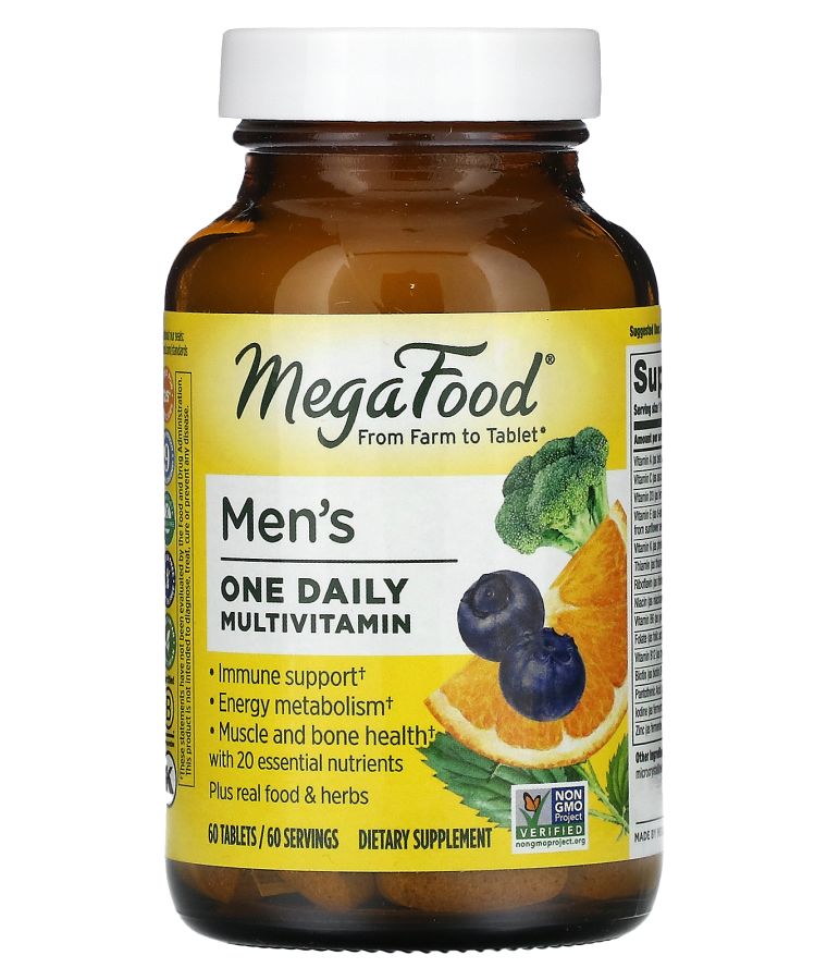 MegaFood Men's One Daily Multivitamin 60 Tablets